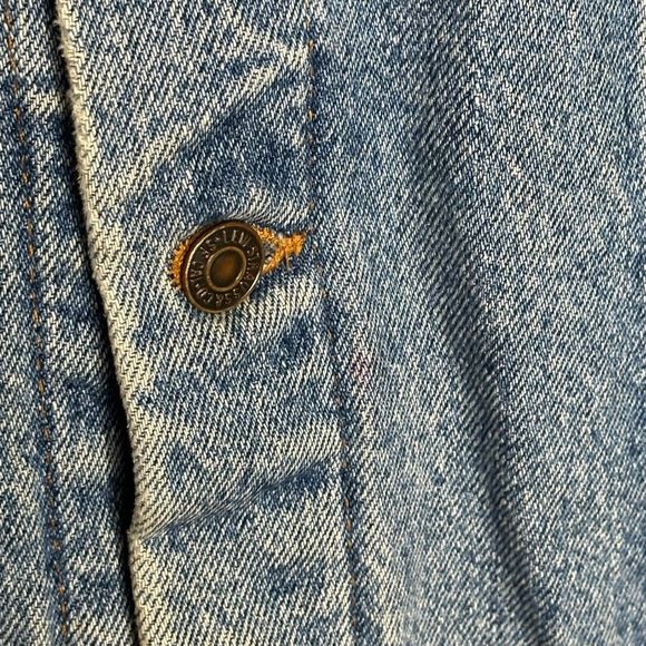 Vintage 90s Levi’s Trucker Jacket Made In USA Large - Picture 3 of 8